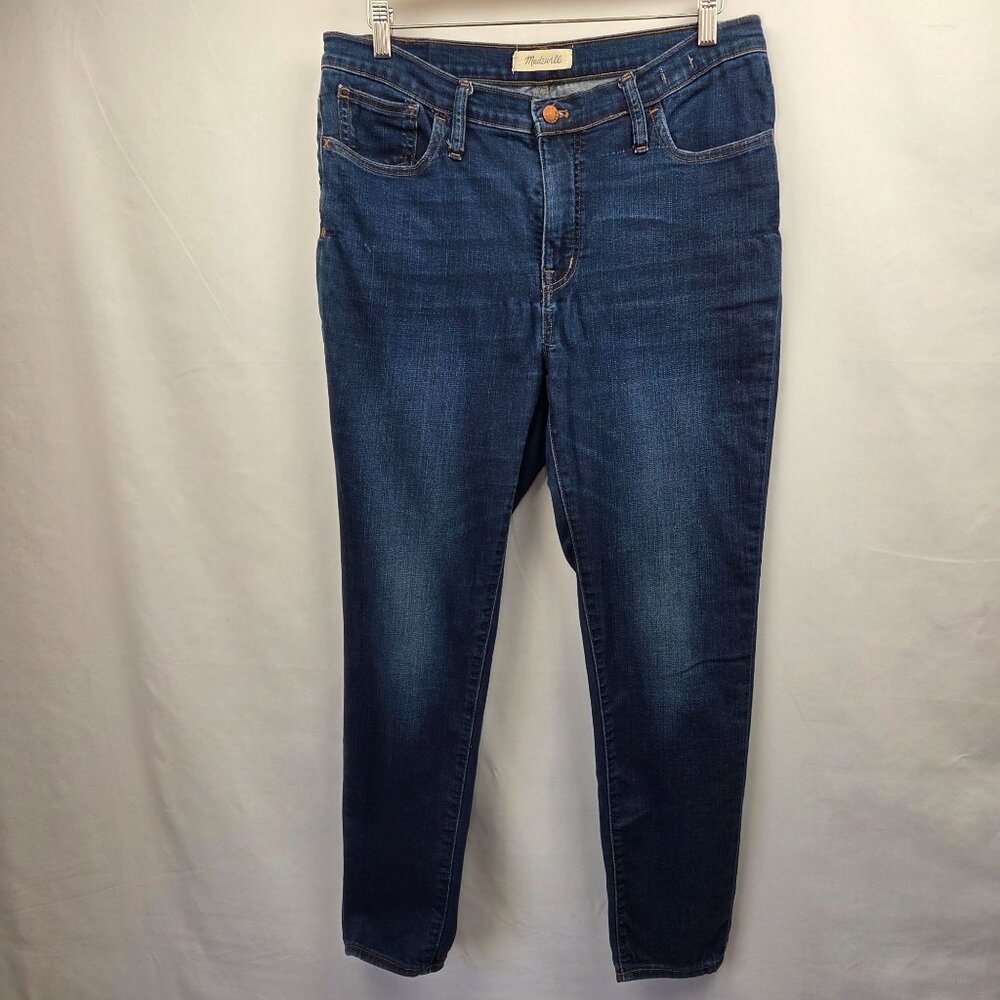Madewell 9" Mid-Rise Skinny Jeans Dark Wash Size 32
